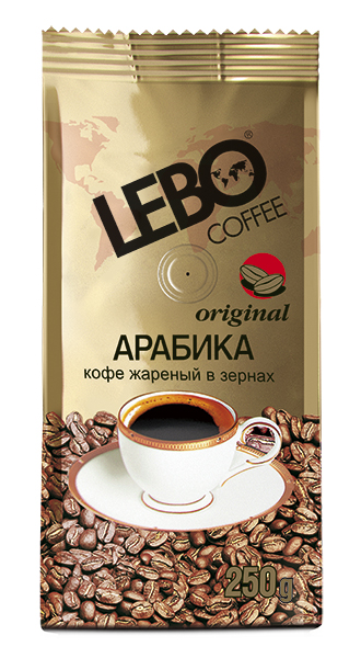 Кофе LEBO Original зерно м/у, 250г*20