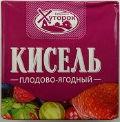 Кисель БАБУШКИН ХУТОРОК Плодово-Ягодный натуральный для варки брикет, 180г*20