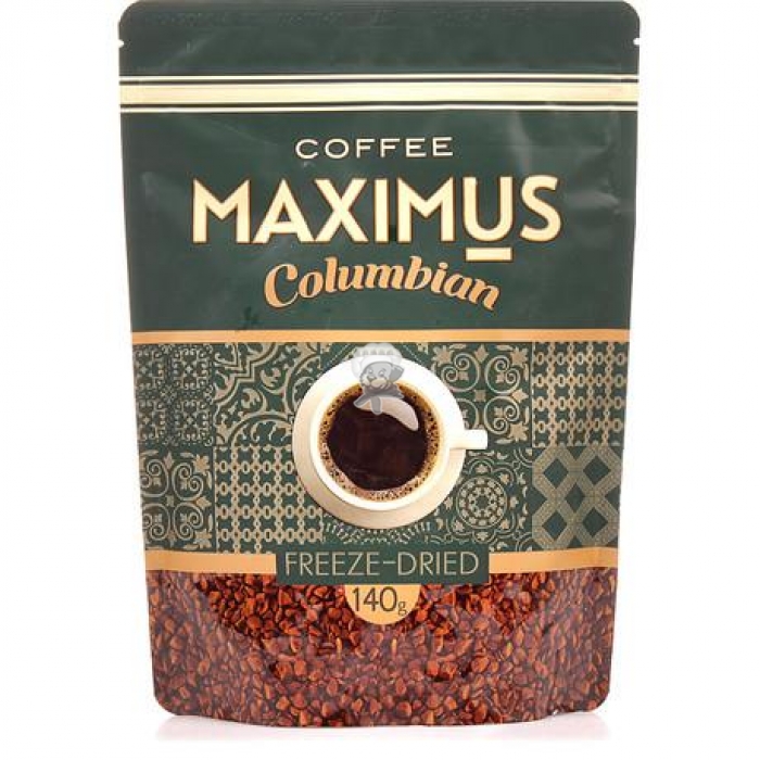 Кофе MAXIMUS Columbian сублимированный м/у, 140г*24