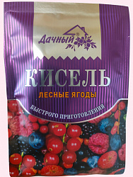 Кисель ДАЧНЫЙ Лесные Ягоды гранулированный моментального приготовления в боксе, 20пак*30г*6бл