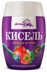 Кисель ДАЧНЫЙ Лесные Ягоды гранулированный моментального приготовления пл/б,300г*12