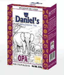Чай Daniels OPA чёрный цейлонский крупнолистовой, карт/у 250г*40 
