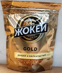 Кофе ЖОКЕЙ Голд сублимированный с/б, 95г*12