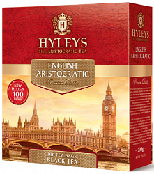 Чай HYLEYS Английский Аристократический чёрный б/к, 100пак*2г*12