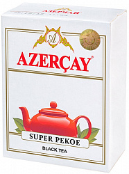 Чай АЗЕРЧАЙ чёрный среднелистовой Супер ПЕКО карт/у, 100г*30