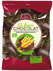 Конфета Мультизлаковая Co barre de CHOCOLAT с тёмной глазурью, м/у 150г*21