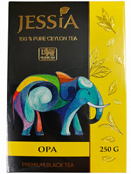 Чай JESSIA ОПА чёрный цейлонский крупнолистовой, 250г*24