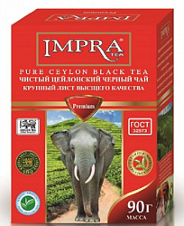 Чай IMPRA КРАСНАЯ СЕРИЯ черный крупнолистовой карт/у, 90г*30