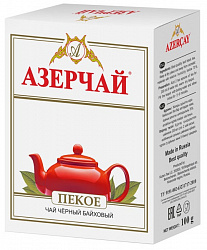 Чай АЗЕРЧАЙ чёрный среднелистовой Супер ПЕКО карт/у, 100г*30