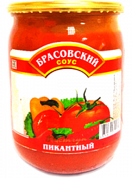 Соус томатный БРАСОВСКИЙ СОУС Пикантный с/б, 500г*12