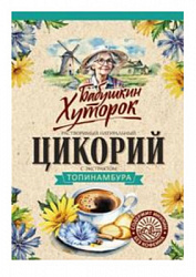 Цикорий БАБУШКИН ХУТОРОК с экстратом Топинамбура натуральный растворимый м/у ЗИП, 100г*14