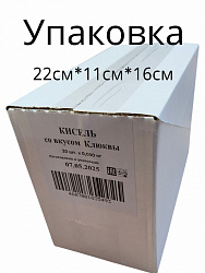 Кисель ДАЧНЫЙ Клюква гранулированный моментального приготовления в боксе, 20пак*30г*6бл