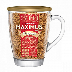 Кофе MAXIMUS Original сублимированный в КРУЖКЕ, 70г*12