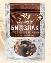 Злаковый напиток ЗДОРОВЬЕ БИОЗЛАК растворимый порошкообразный без кофеина м/у, 100г*24