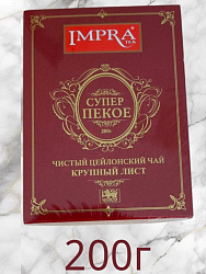 Чай IMPRA Пекое чёрный крупнолистовой карт/у, 200г*20