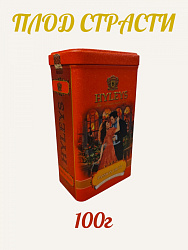 Чай HYLEYS Плод страсти чёрный крупнолистовой с маракуйей ж/б, 100г*16 