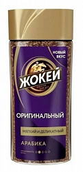 Кофе Жокей Оригинальный сублимированный с добавлением цикория ст/б 90г