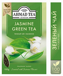 Чай Ahmad зеленый листовой с жасмином, карт/у, 100г*12