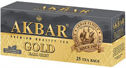 Чай Акбар Голд Граф Грей с/я 25пак*2г*24