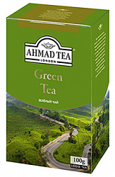 Чай AHMAD TEA Зеленый листовой, карт/у, 100г*12