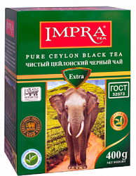 Чай IMPRA Зелёная Серия чёрный мелколистовой карт/у, 400г*10 