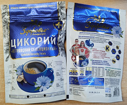 Цикорий ЗДОРОВЬЕ натуральный растворимый гранулированный м/у ЗИП, 100г*12