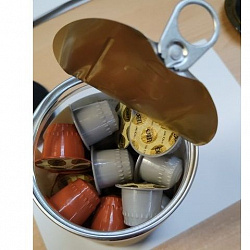 Капсулы д/кофемашины (типа Nespresso) Кофе LEBO ESPRESSO COLLECTION, пл/банке 40капсул*5,5г*3