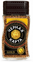 Кофе ЧЁРНАЯ КАРТА Gold сублимированный с/б, 190г*6