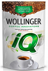 Кофе  WOLLINGER IQ сублимированный с молотым м/у, 75г*20 