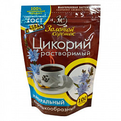 Цикорий «Золотой корешок» порошкообразный раствор. ZIP- пак. 100г*12
