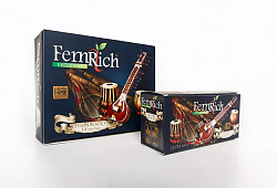 Чай FEMRICH Exclusive чёрный карт/у, б/к, 100пак*2г*12