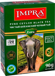 Чай IMPRA Зелёная Серия чёрный мелколистовой карт/у, 90г*30 Россия