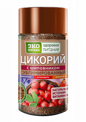 Цикорий ЭКОЛОГИКА натуральный сублимированный с Шиповником с/б, 85г*15