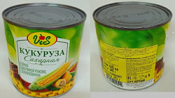VIS Кукуруза сахарная ж/б, 340г(425 мл)*12