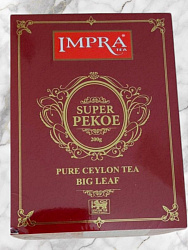 Чай IMPRA Пекое чёрный крупнолистовой карт/у, 200г*20