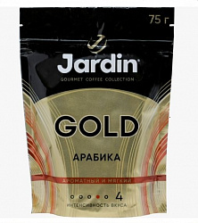 Кофе натуральный растворимый сублимированный Jardin Голд м/у 75г*12