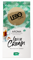 Кофе LEBO AROMA IRISH CREAM молотый с ароматом ирландские сливки м/у, 150г*12