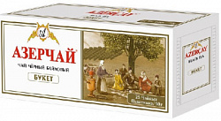 Чай АЗЕРЧАЙ Букет чёрный б/к, 25пак*2г*24