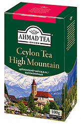 Чай AHMAD TEA Цейлонский высокогорный чёрный листовой FBOPF, карт/у, 100г*12 