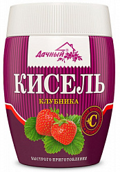 Кисель ДАЧНЫЙ Клубника гранулированный моментального приготовления пл/б,300г*12