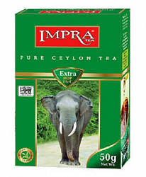 Чай IMPRA Зелёная Серия чёрный мелколистовой карт/у, 50г*100