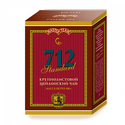 Чай MASTER TEAM 712  чёрный цейлонский крупнолистовой OPA, карт/у, 100г21