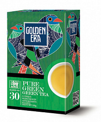 Чай GOLDEN ERA 30 Pure Green зелёный крупнолистовой, 100г*40