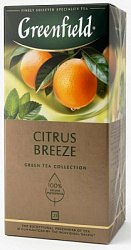 Чай Greenfield Citrus Breeze в/к, 25пак*1,5г*10