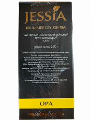 Чай JESSIA ОПА чёрный цейлонский крупнолистовой, 250г*24