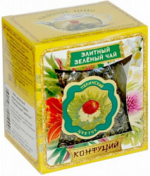 Чай КОНФУЦИЙ Пекинский цветок зелёный китайский с/б, 62г*4