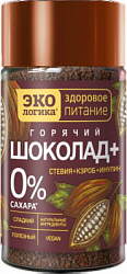 Какао-напиток ЭКОЛОГИКА Горячий Шоколад Плюс растворимый гранулированный с/б, 125г*15