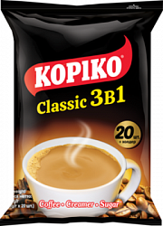 Кофейный напиток TORABIKA KOPIKO CLASSIC  м/у, 20пак*20г*12
