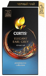 Чай CURTIS Elegant Earl Grey чёрный с бергамотом 25пак*1,7г*12