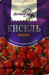 Кисель ДАЧНЫЙ Вишня гранулированный моментального приготовления в боксе, 20пак*30г*6бл